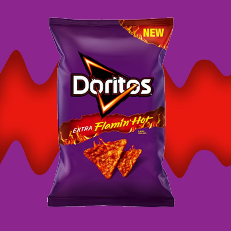 15x Doritos Extra Flamin’ Hot 70g