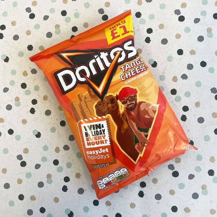 Box of 15 – Doritos Flamin Hot Tangy Cheese 70g