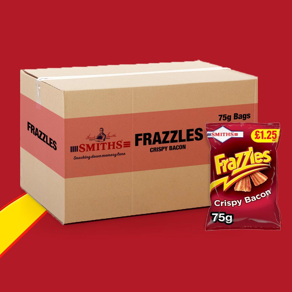 18x Smiths Frazzles Crispy Bacon 75g