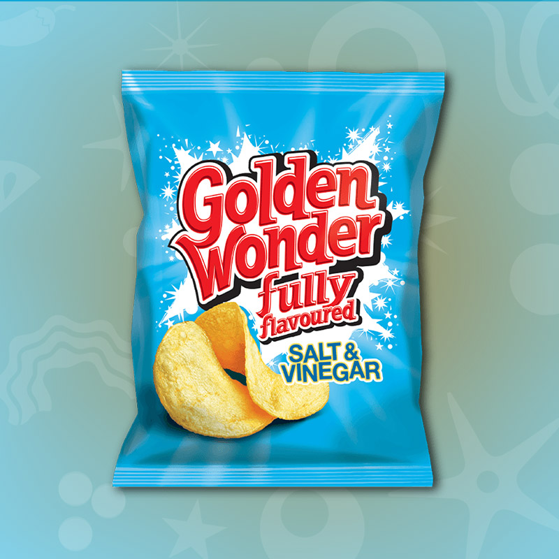 32x Golden Wonder Salt & Vinegar 32g