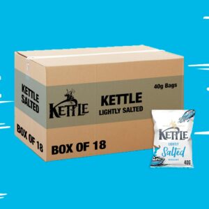 18x Kettle Chips Lightly Salted 40g