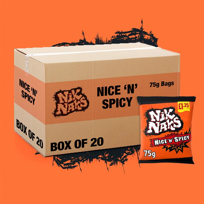 20x Nik Naks Nice 'N' Spicy 75g