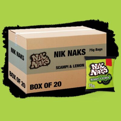 20x Nik Naks Scampi 'n' Lemon 75g