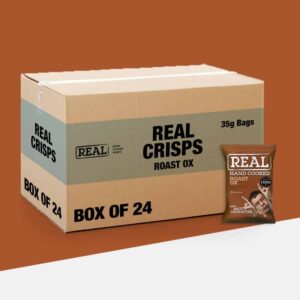 24x Real Crisps Roast Ox 35g