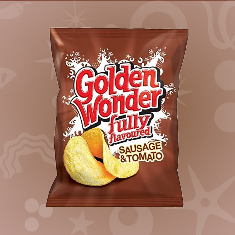 32x Golden Wonder Sausage & Tomato 32g
