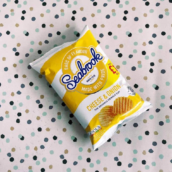 Box of 11 – Seabrook Cheese & Onion 70g – (£1 Bags)