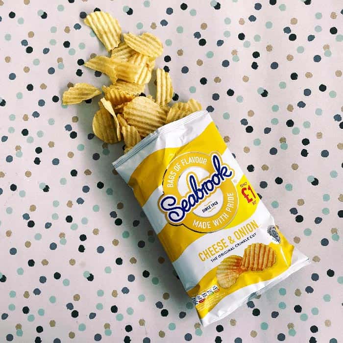 Box of 11 – Seabrook Cheese & Onion 70g – (£1 Bags)