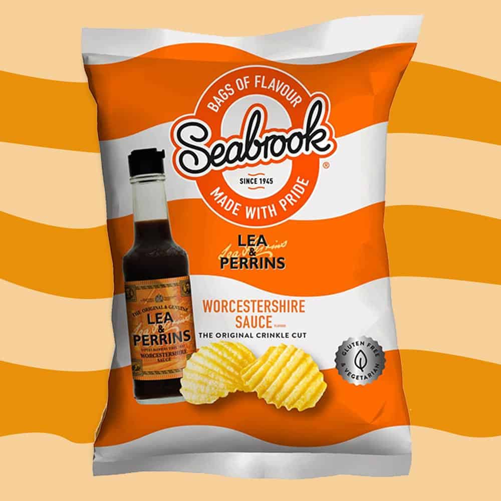 Box of 11 – Seabrook Lea & Perrins Worcester Sauce 70g – (£1 Bag)