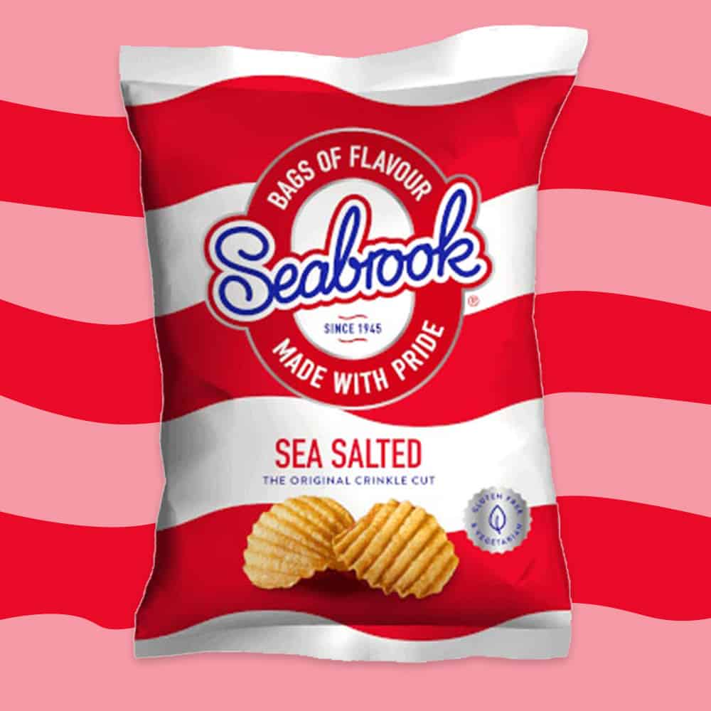 Box of 11 – Seabrook Ready Salted 70g – (£1 Bags)