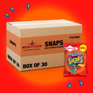 30x Smiths Snaps Spicy Tomato 21g