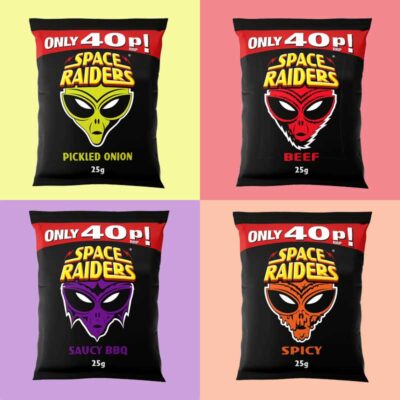 144x Space Raiders Crisps - Mega Bundle