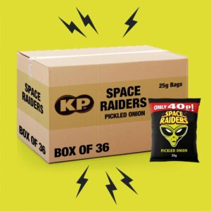 36x Space Raiders Pickled Onion 25g