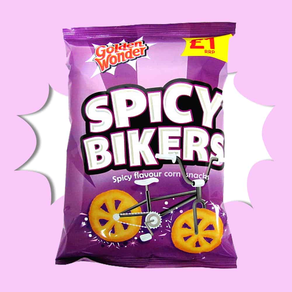18x Golden Wonder Spicy Bikers 60g