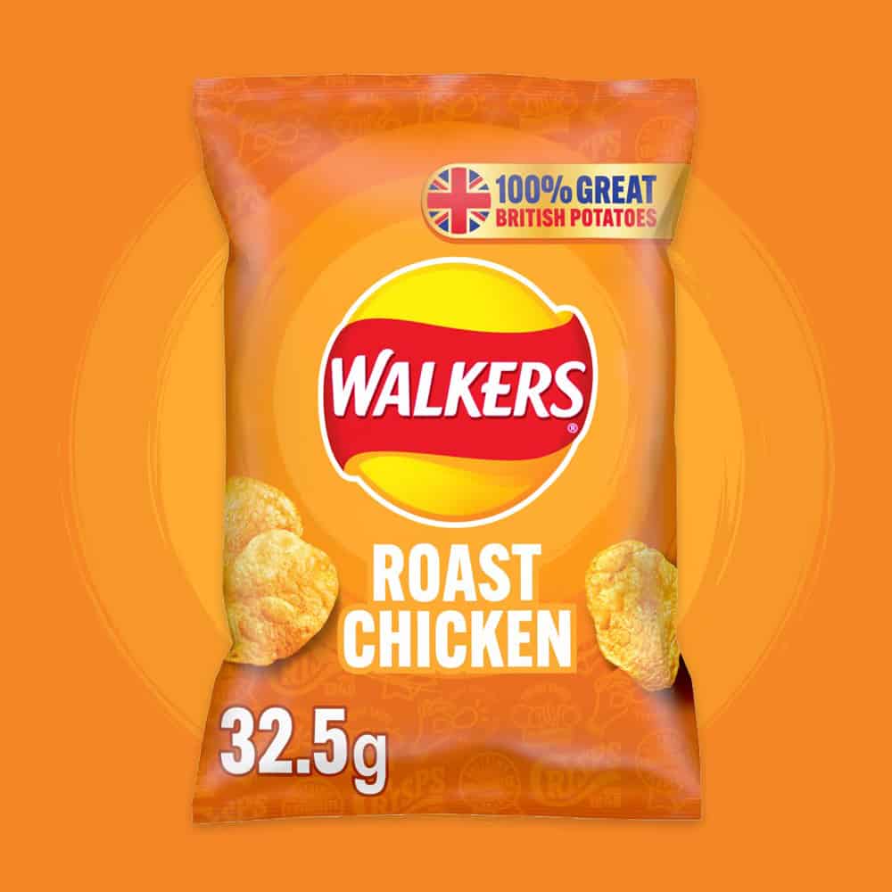 32x Walkers Roast Chicken 32.5g