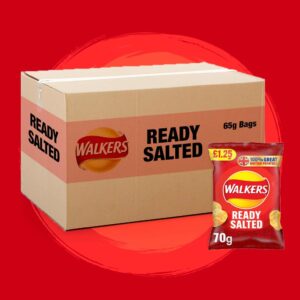 18x Walkers Ready Salted 70g