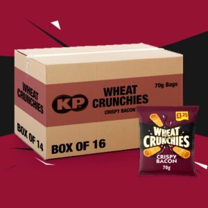 16x Wheat Crunchies Bacon 70g