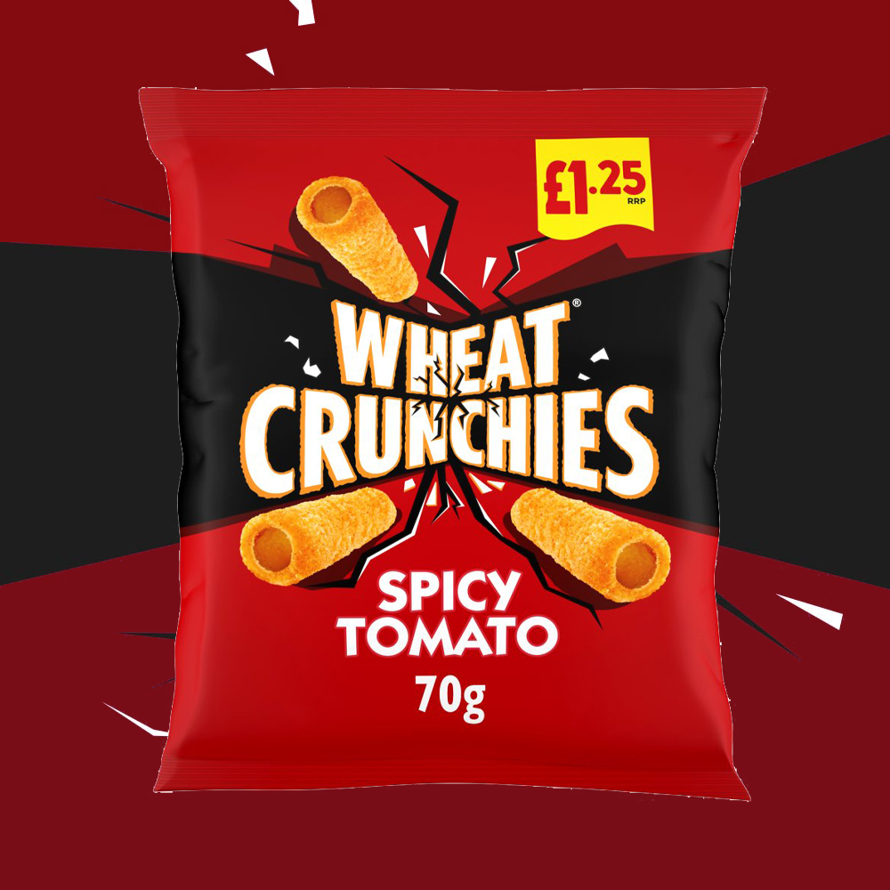 16x Wheat Crunchies Spicy Tomato 70g