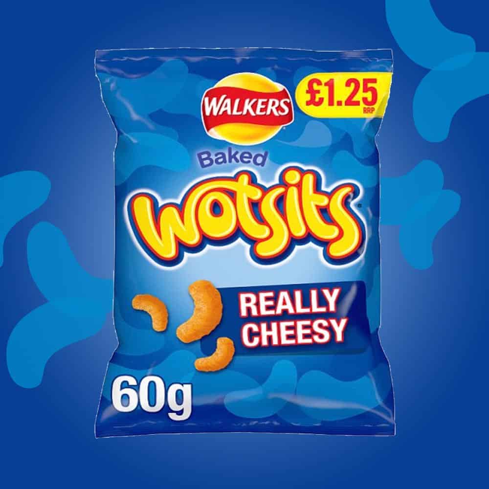 18x Walkers Wotsits Cheese 60g
