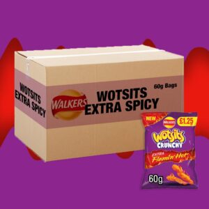 15x Wotsits Crunchy Extra Flamin' Hot 60g