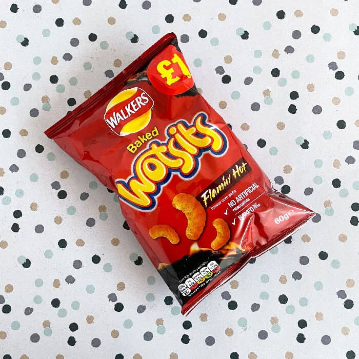 18x Wotsits Sweet & Spicy Flamin’ Hot 60g