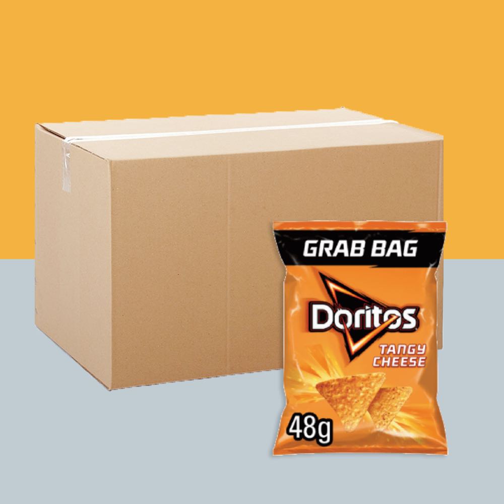 Box of 24 – Doritos Tangy Cheese Grab Bag 48g