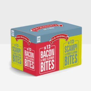 24x Pub Original Bacon & Scampi Bites Variety Case 40g
