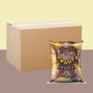 24x Bully Steak 'N' Ale Crisps 40g