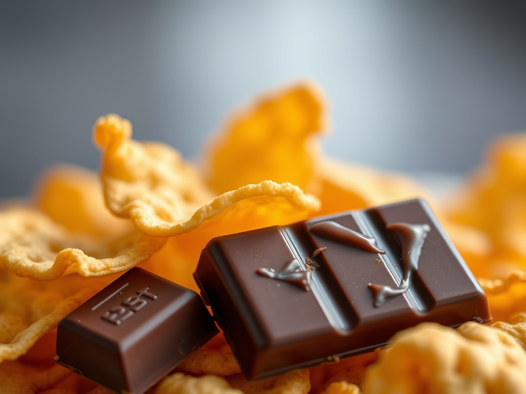 crisps and chocolate