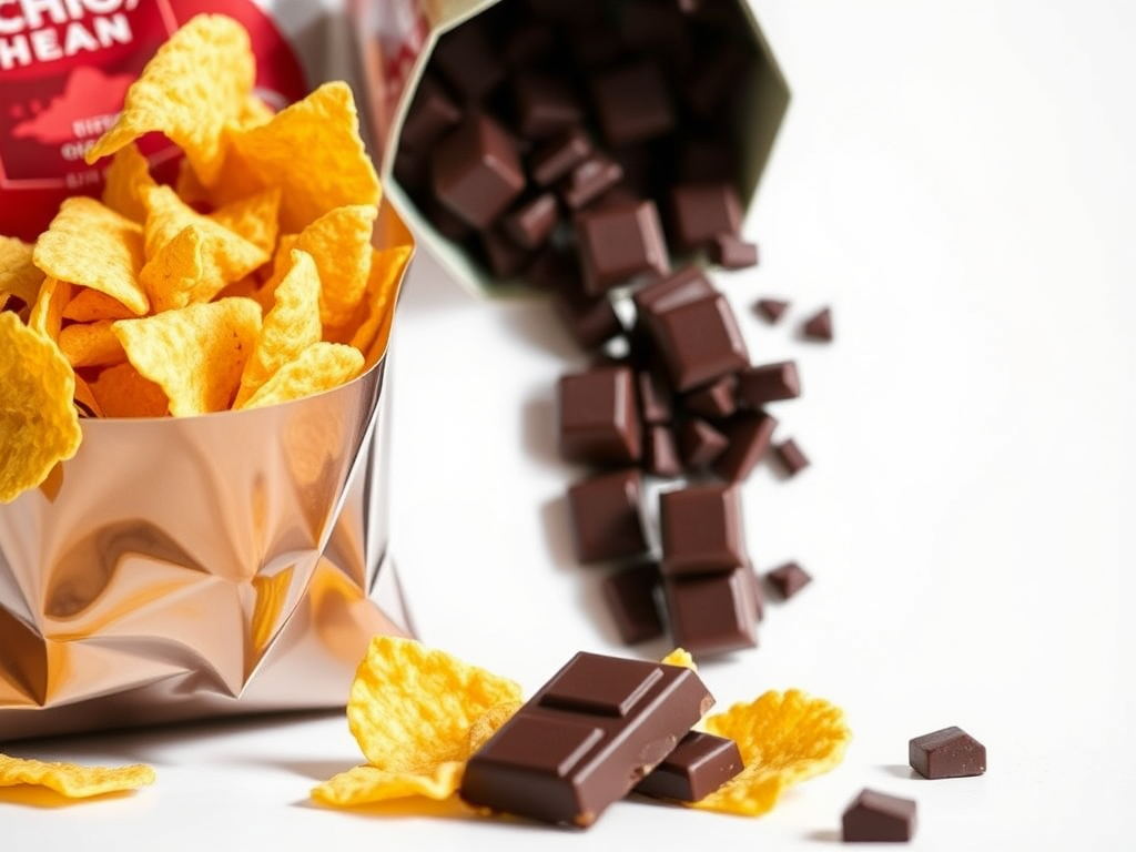 crisps vs chocolate