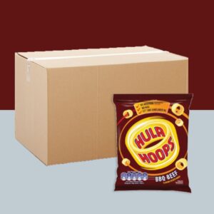 Box of 32 - Hula Hoops BBQ Beef Mini Bags 34g