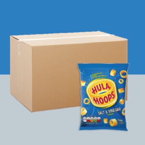 Box of 32 - Hula Hoops Salt & Vinegar Mini Bags 34g