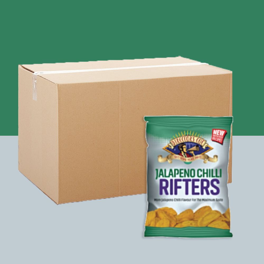 Box of 24 – Directors Cut Jalapeño Chilli Rifters 50g