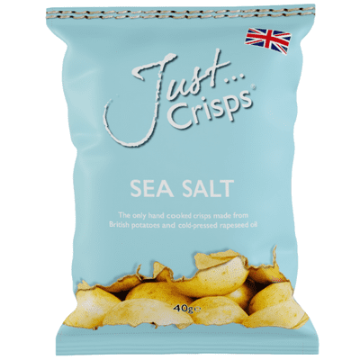 Box of 24 – Just Crisps Sea Salt 40g