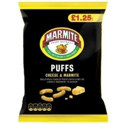 18x Marmite Puffs 60g