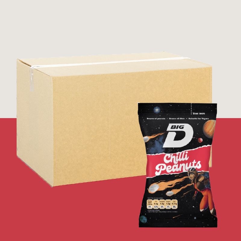 12x Big D Chilli Peanuts 50g