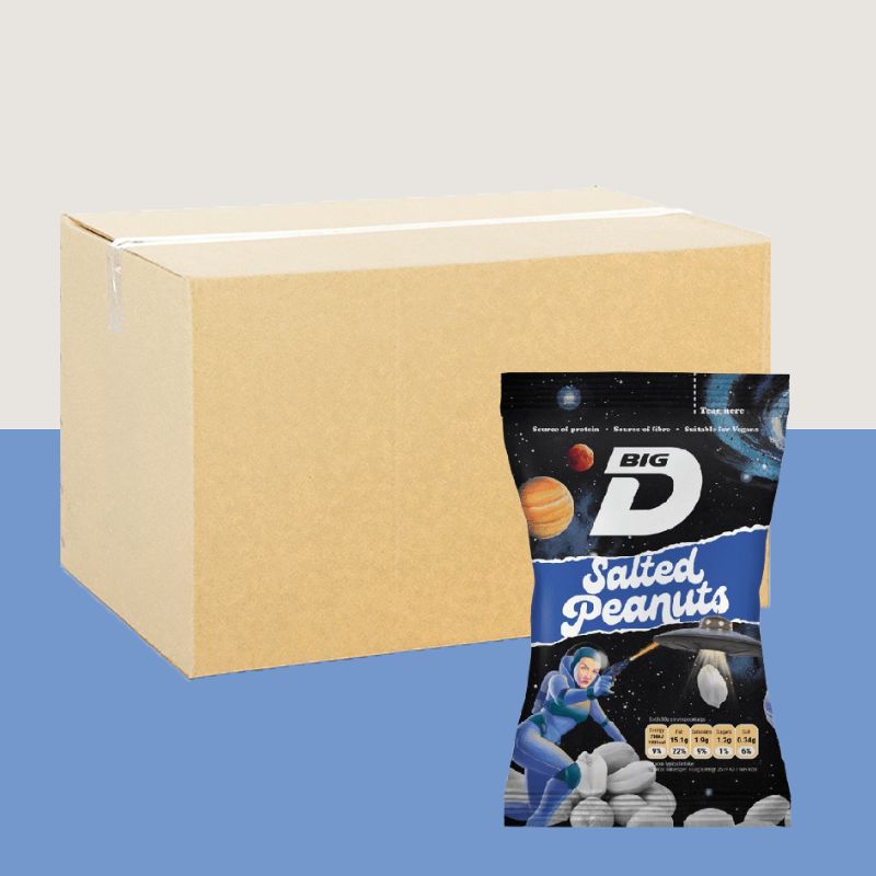24x Big D Salted Nuts Peanuts 50g
