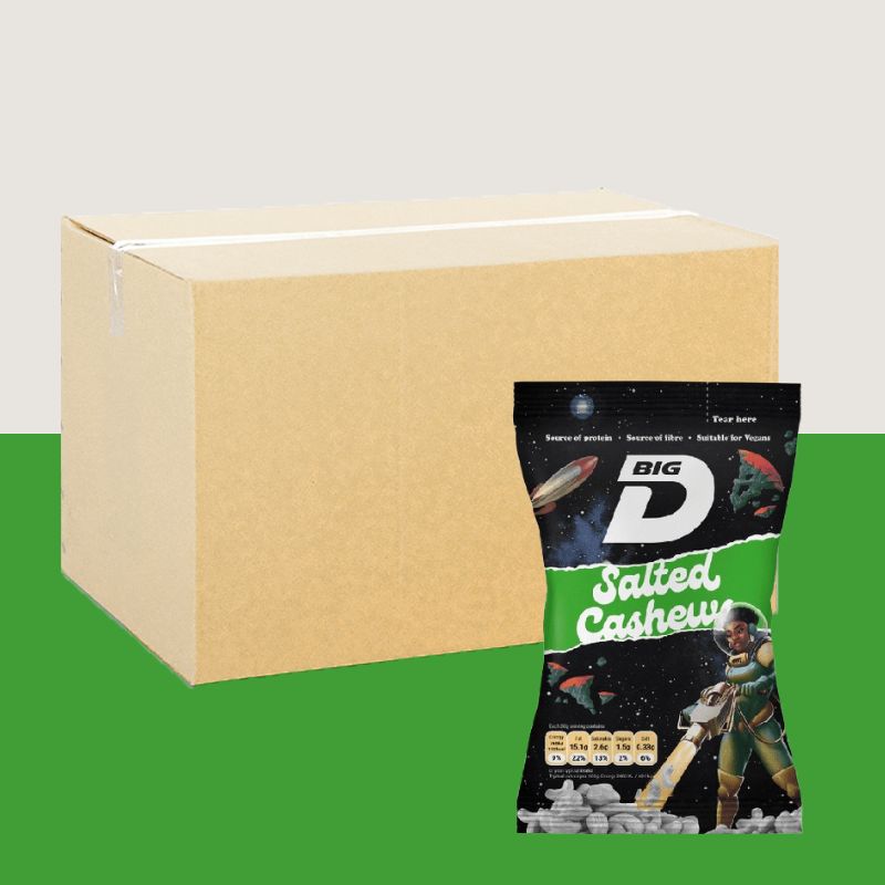 12x Big D Salted Cashew Nuts 30g