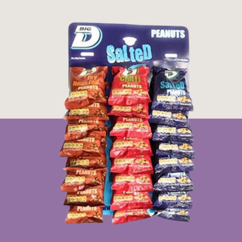 Big D Mixed Card – 8xSalted, 8xDry Roasted & 8xChilli x50g