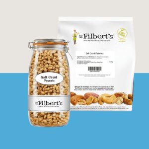 1x Mr Filberts Salt Crust Peanuts 1.5kg Bulk Bag