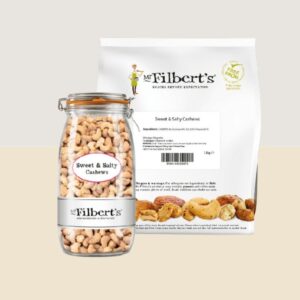 1x Mr Filberts Sweet & Salty Cashews 1.5kg