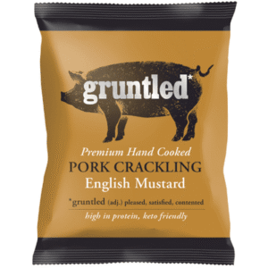 GRUNTLED English Mustard Pork Crackling