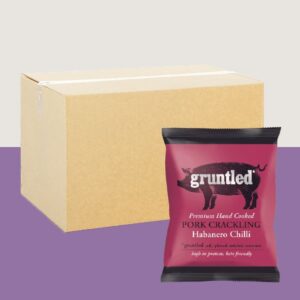 20x Gruntled Habanero Chilli Pork Crackling 35g