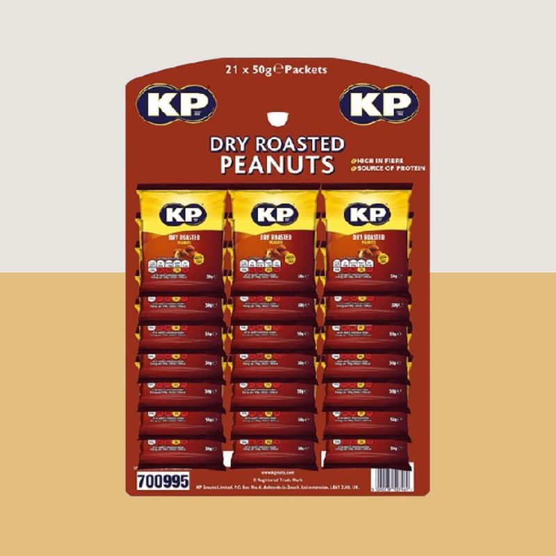 21x KP Dry Roasted Peanuts Pub Card