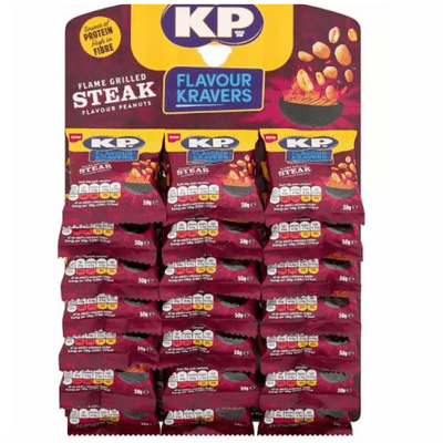 KP Flame Grilled Steak Flavour Peanuts Pub Card