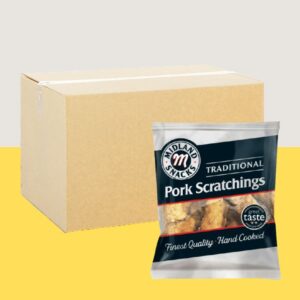 12x Midlands Snacks Traditional Pork Scratchings 40g