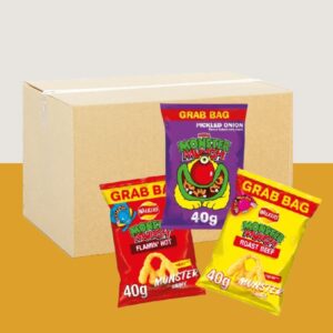 35x Walkers Monster Munch Snacks Mixed 40g