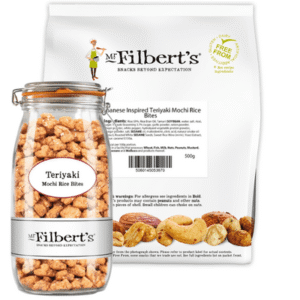 MR FILBERTS Japanese Teriyaki Mochi Bites Bulk Bag