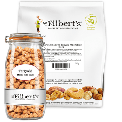 MR FILBERTS Japanese Teriyaki Mochi Bites Bulk Bag