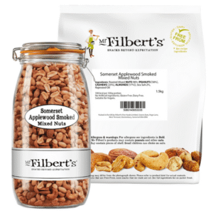MR FILBERTS Somerset Applewood Smoked Mix Nuts 1.5kg Bulk Bag