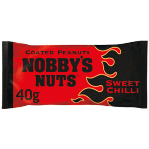 NOBBYS Sweet Chilli Coated Peanuts Case